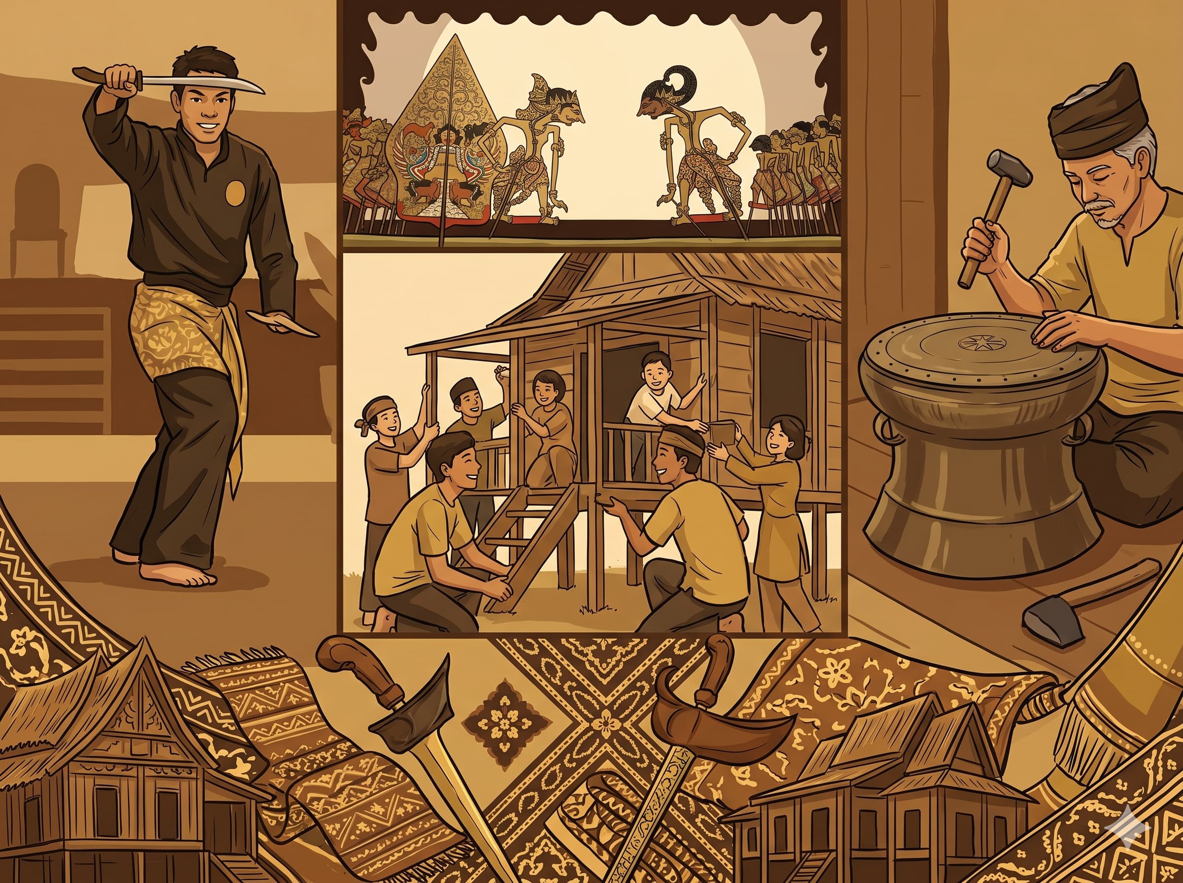 Kolaj budaya serumpun Alam Melayu