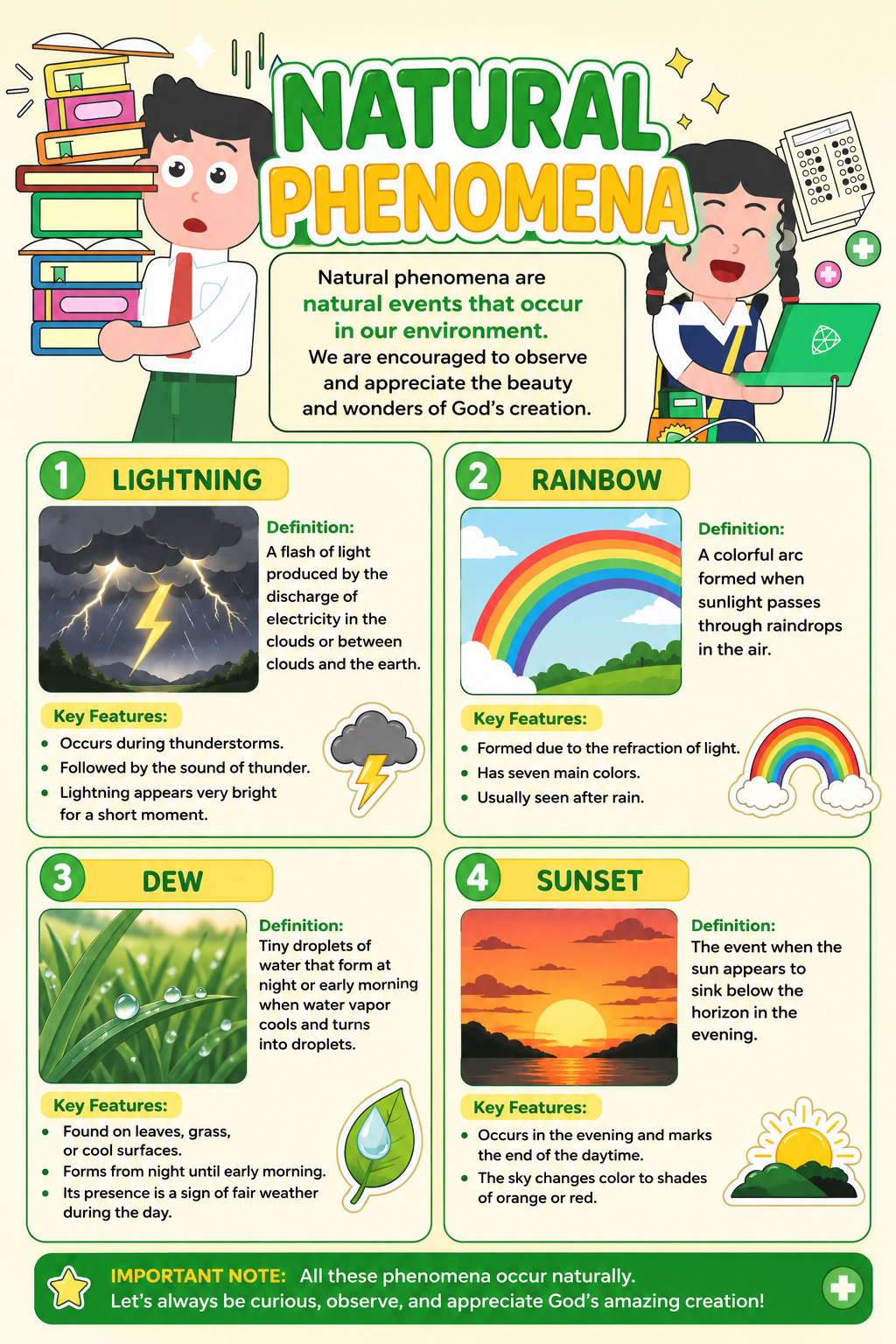 Infographic about science as part of daily life